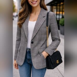 French Connection Plaid Blazer – Size XL